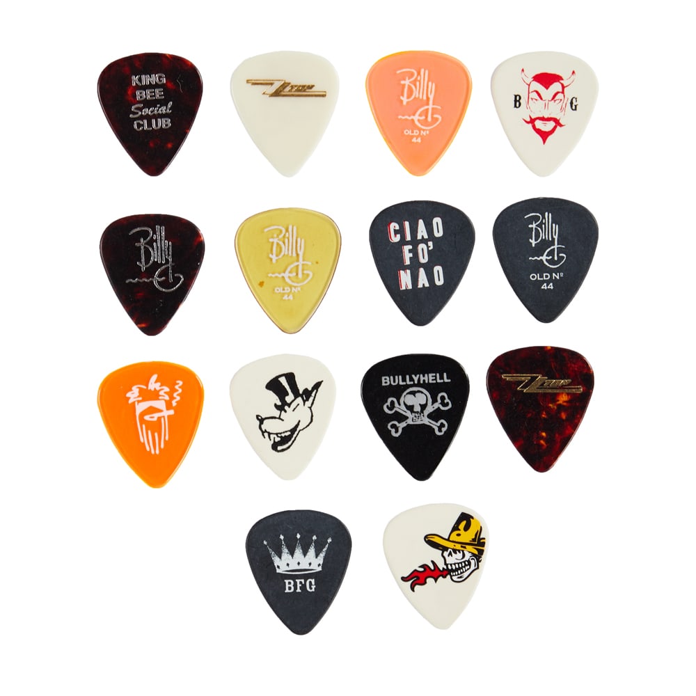 ZZ TOP | DUSTY HILL CUSTOM BILLY GIBBONS GUITAR PICKS (1 of 2)