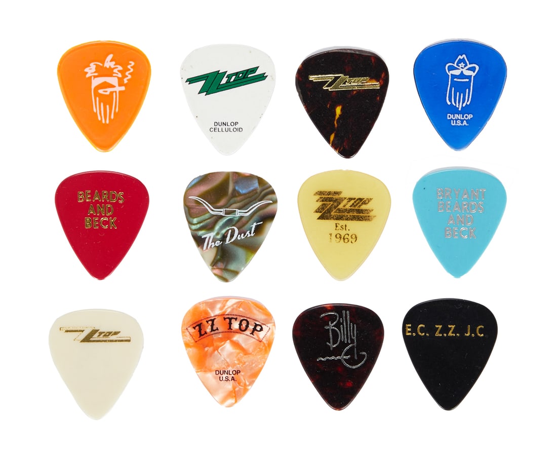 ZZ TOP | DUSTY HILL BAND GUITAR PICKS (1 of 2)