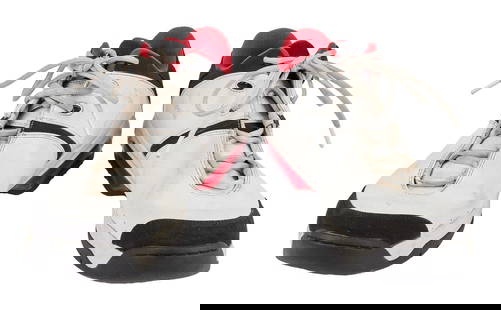 Breaking Bad | Aaron Paul "Jesse Pinkman" Sneakers: A pair of Jordan Team Reign sneakers as worn by Aaron Paul (Jesse Pinkman) in the episode titled, "Sunset," from season three of the award winning television series, Breaking Bad (AMC, 2008-