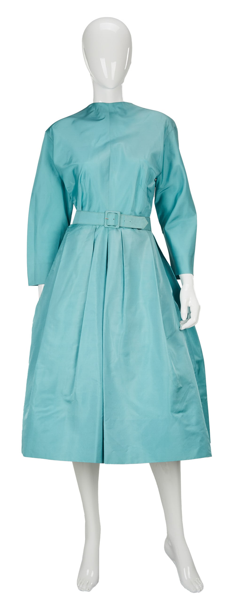 Greta Garbo | Aquamarine Silk Dress (With Book) (1 of 9)