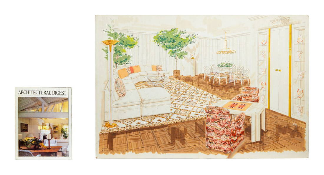 Lucille Ball New York Apartment Interior Design Plan (1) (with