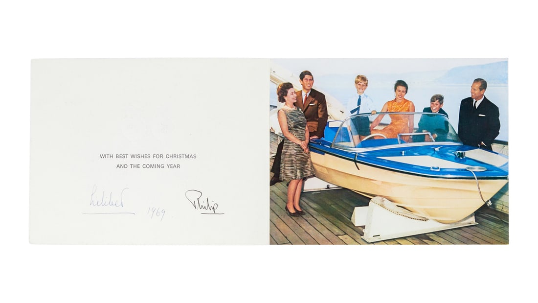 Queen Elizabeth II | "Lilibet" Signed 1969 Holiday Card With Photograph (1 of 3)
