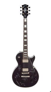 Shinedown | Signed Gibson Les Paul Custom VOS Guitar: A 2019 Gibson Les Paul Custom electric guitar, serial number CS901259, finished in Ebony with Gibson's VOS (Vintage Original Spec) finish package, giving the guitar the look and feel of a gently-used