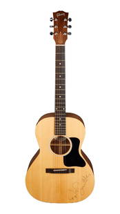 Jason Mraz | Signed Gibson Generation G-00 Acoustic Guitar: A 2021 Gibson G-00 Generation acoustic guitar, serial number 21741054, in Natural finish with Sitka spruce top, walnut back and sides, and G-Collection single bar inlays, in gig bag. The Generation