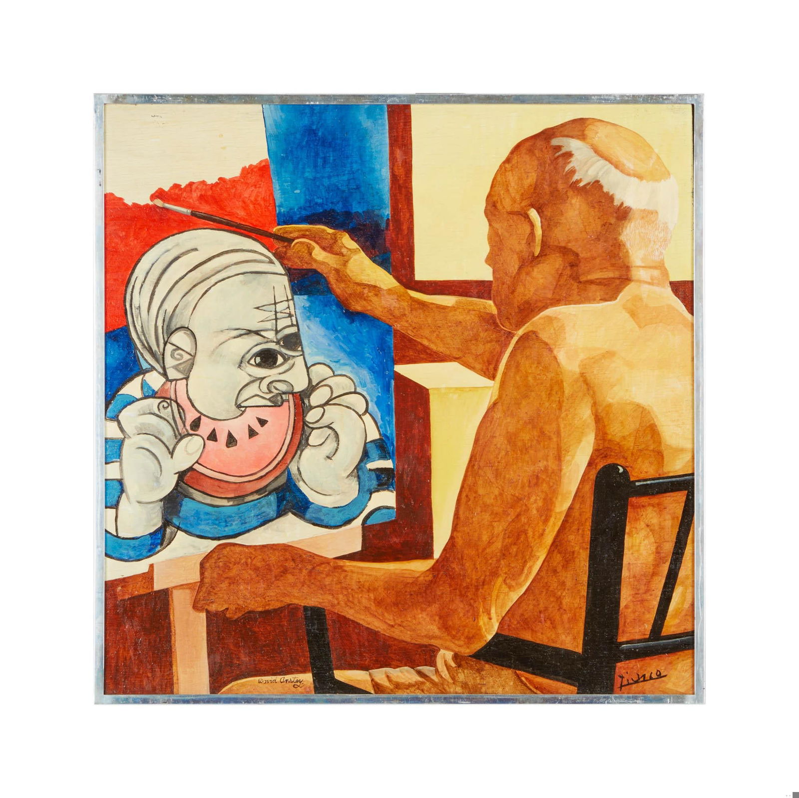 Playboy | David Anstey Picasso Painting (1 of 2)