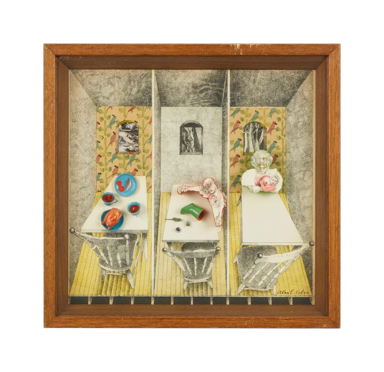 Playboy | Alan Cober Accidents Of A Country Road Mixed Media Artwork (1 of 2)