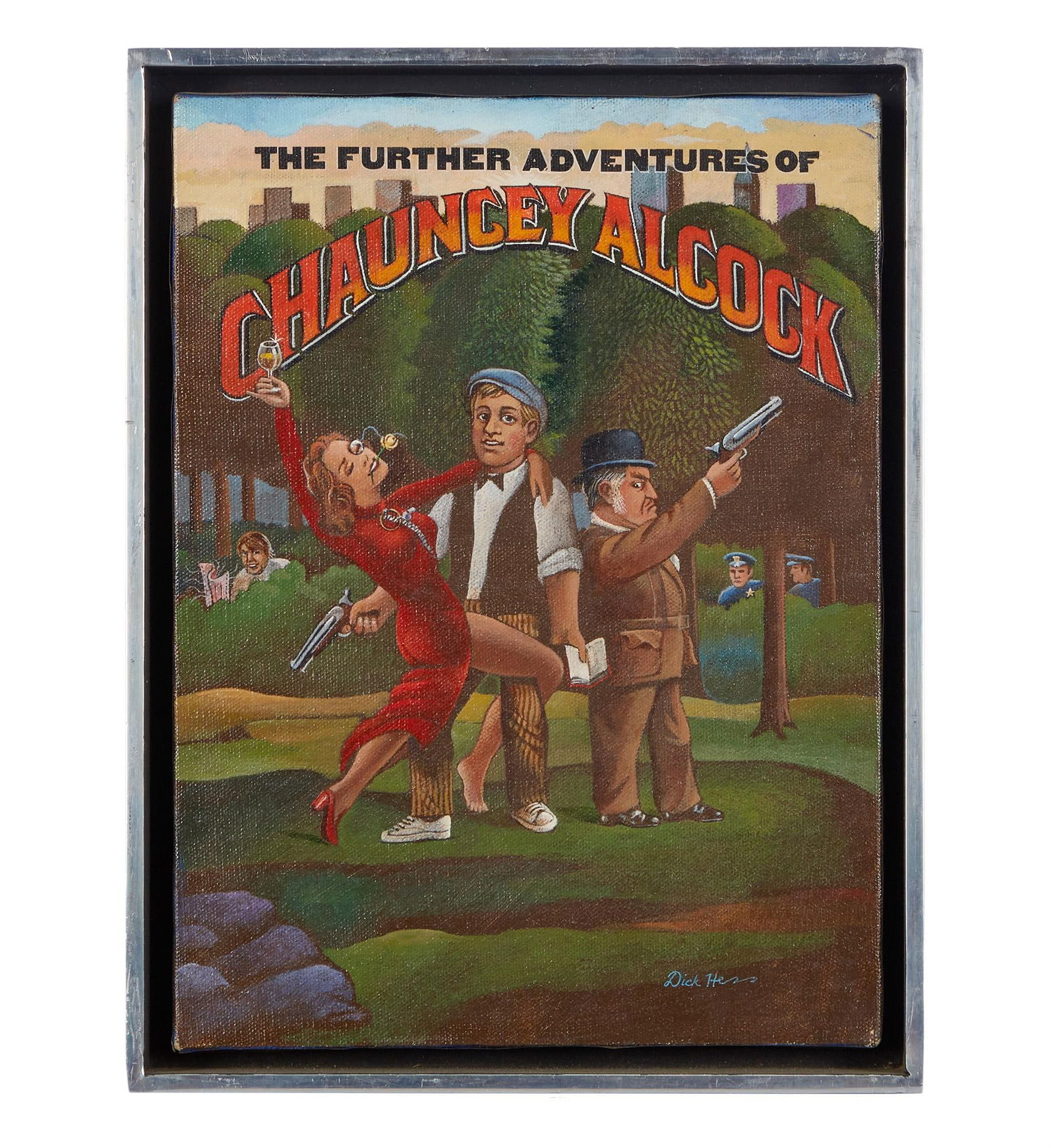 Playboy | Dick Hess The Further Adventures Of Chauncy Alcock Painting (1 of 2)