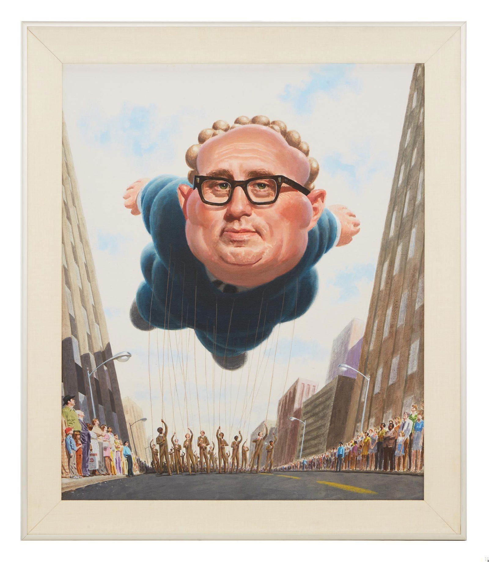 Playboy | Bill Utterback Painting Of Henry Kissinger As A Parade Float (1 of 2)
