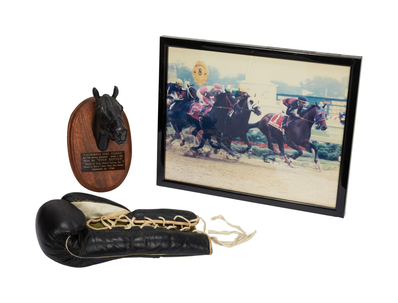 Hugh Hefner | "California Sire Stakes" Horse Race Plaque And Horse Race Photo (1 of 6)