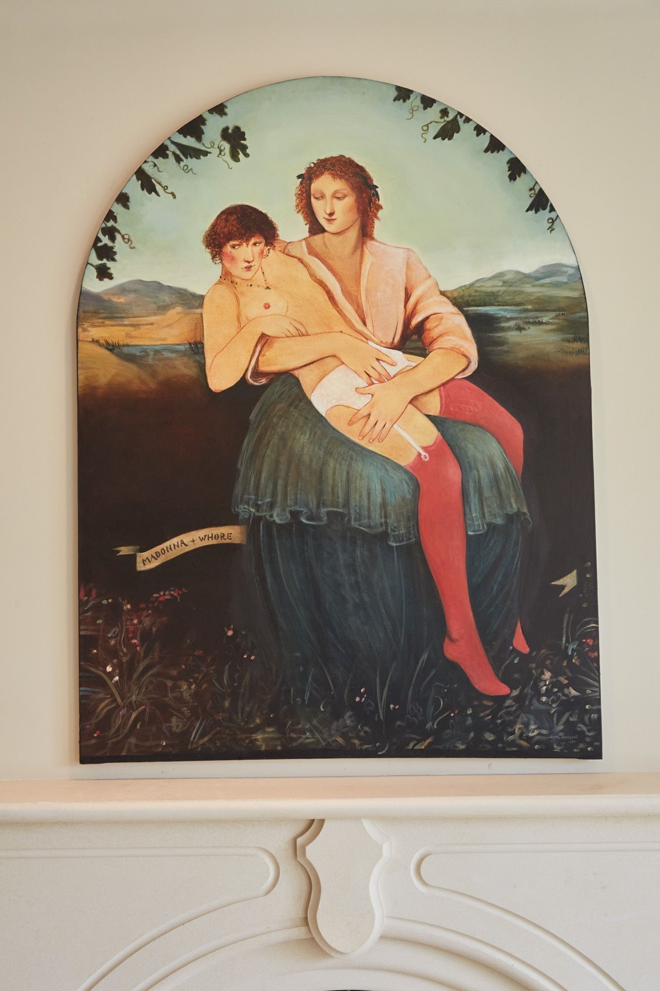 Raquel Welch | Edith Vonnegut "Madonna + Whore" Painting (1 of 2)
