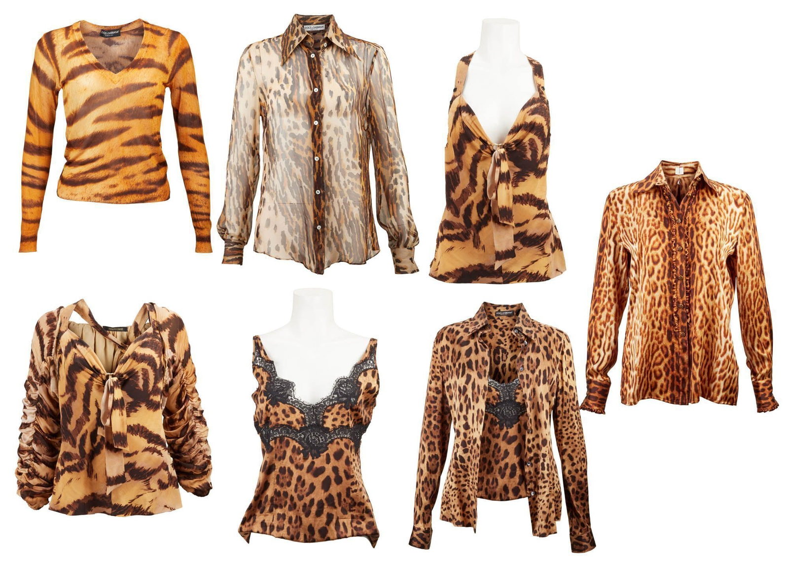 Raquel Welch | Event Worn Escada Blouse And Additional Animal Print Blouses - 2000/2001 (1 of 19)