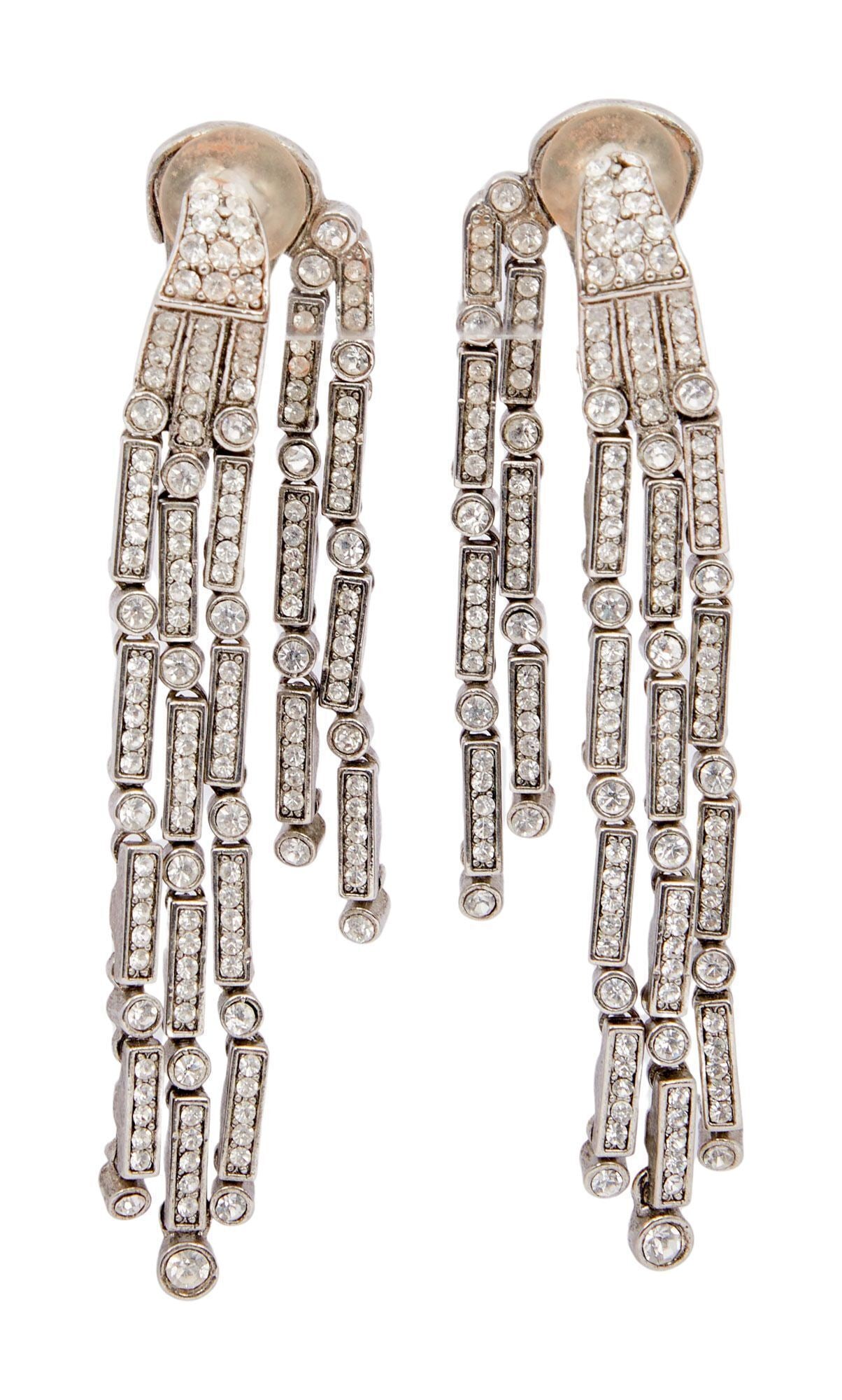 Raquel Welch | 2000s Event-Worn Oscar De La Renta Earclips with Photo (1 of 5)