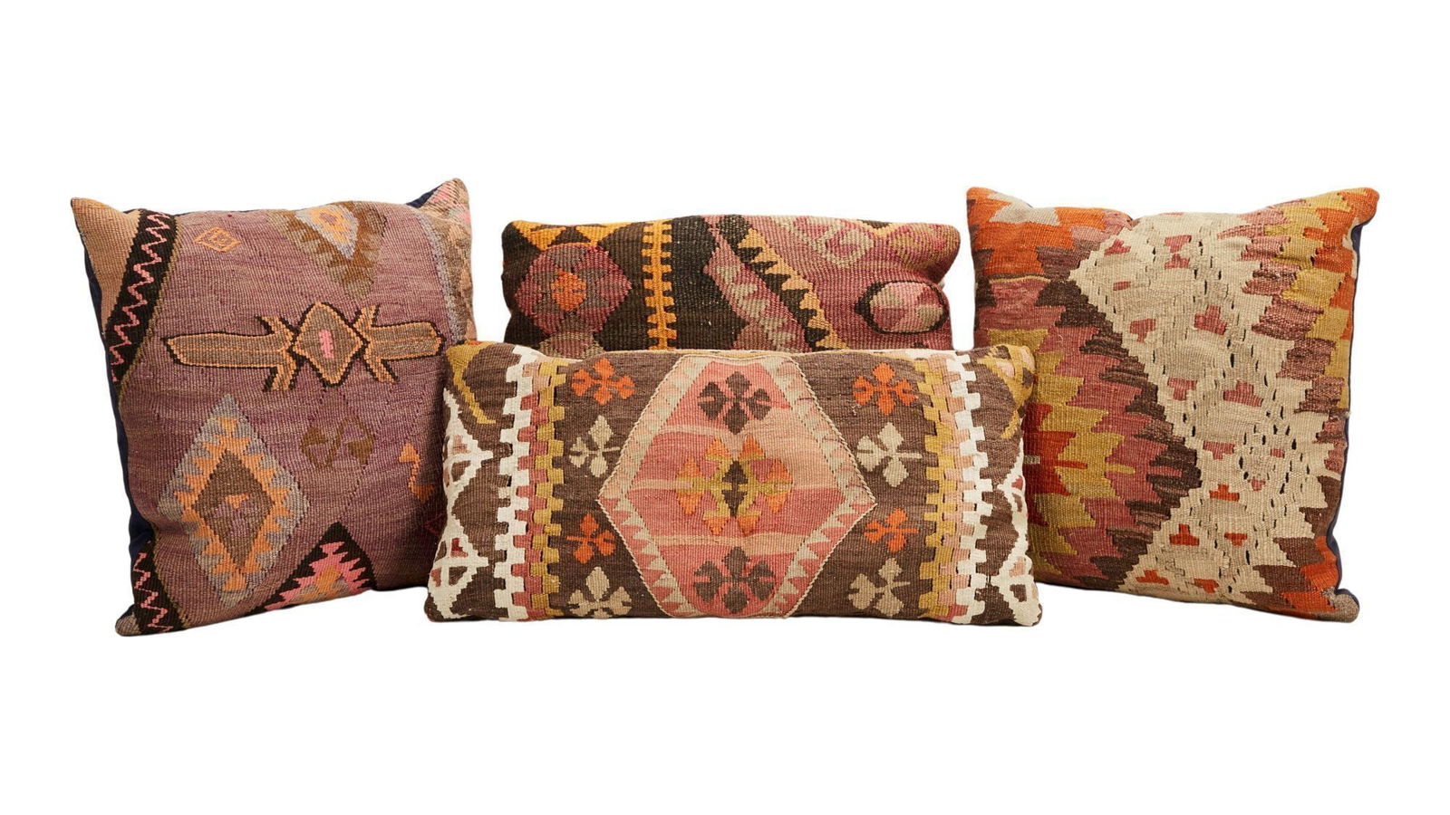 Raquel Welch | Kilim Upholstered Throw Pillows with Photo (1 of 9)