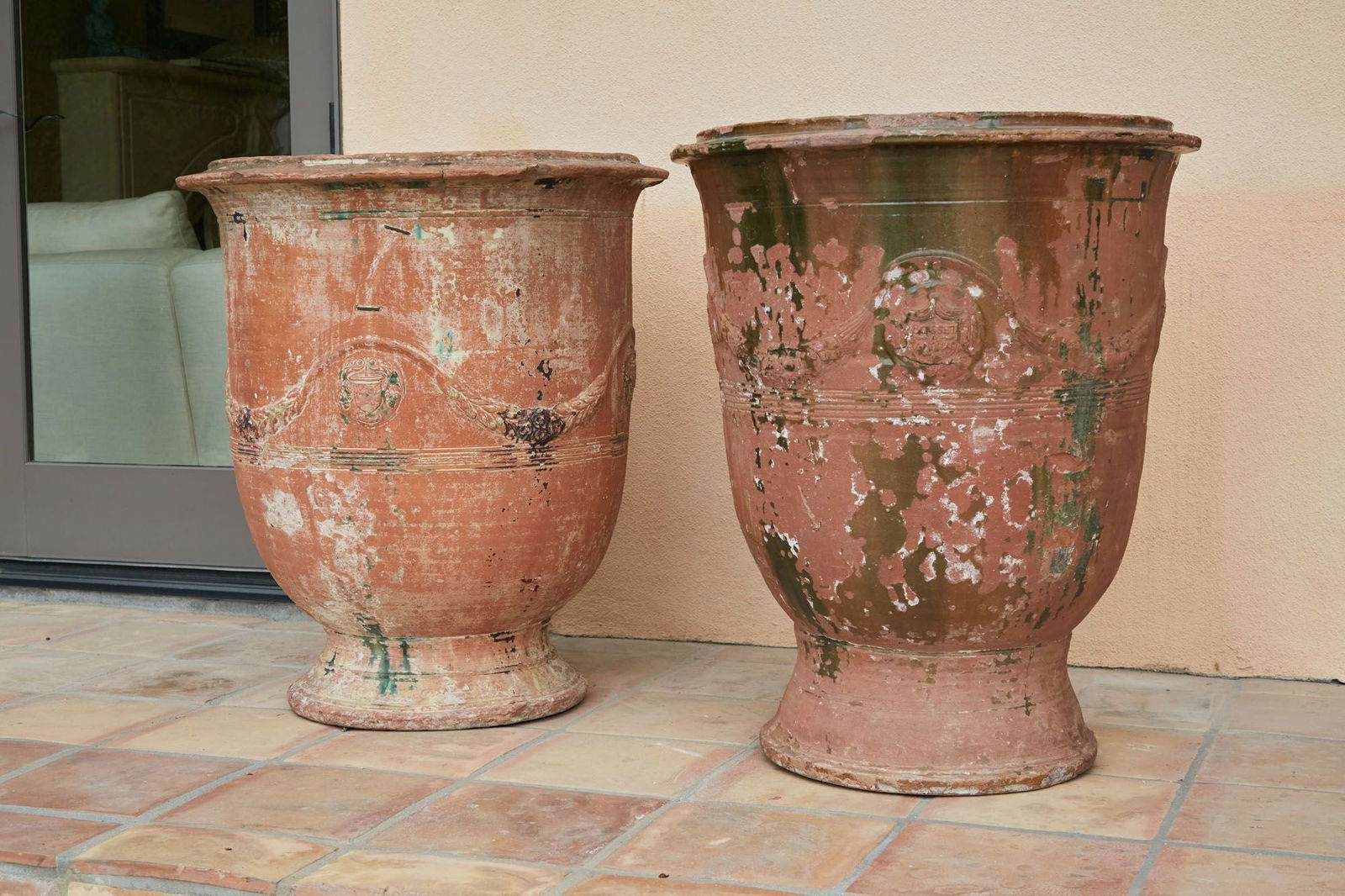 Raquel Welch | Two French Terracotta and Anduze Planters (1 of 7)