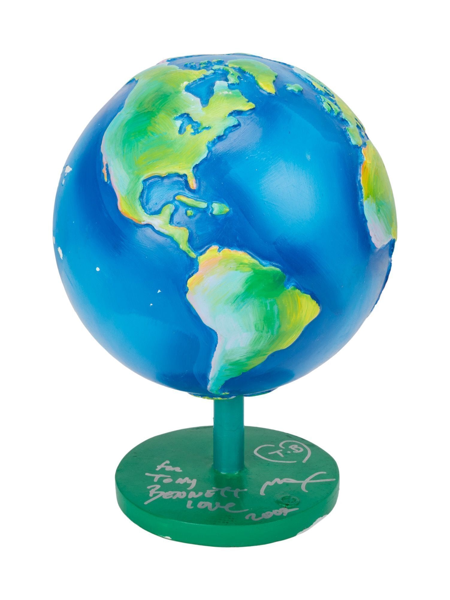 Tony Bennett | Peter Max Earth Sculpture (1 of 5)