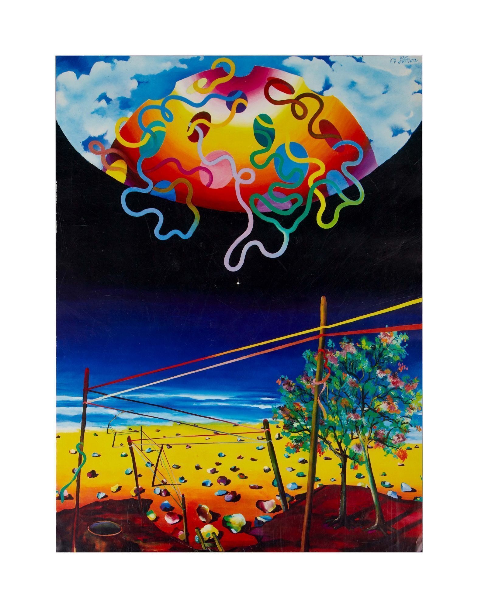 The Beatles | Apple Boutique "The Fool" Psychedelic Landscape Poster (1 of 2)