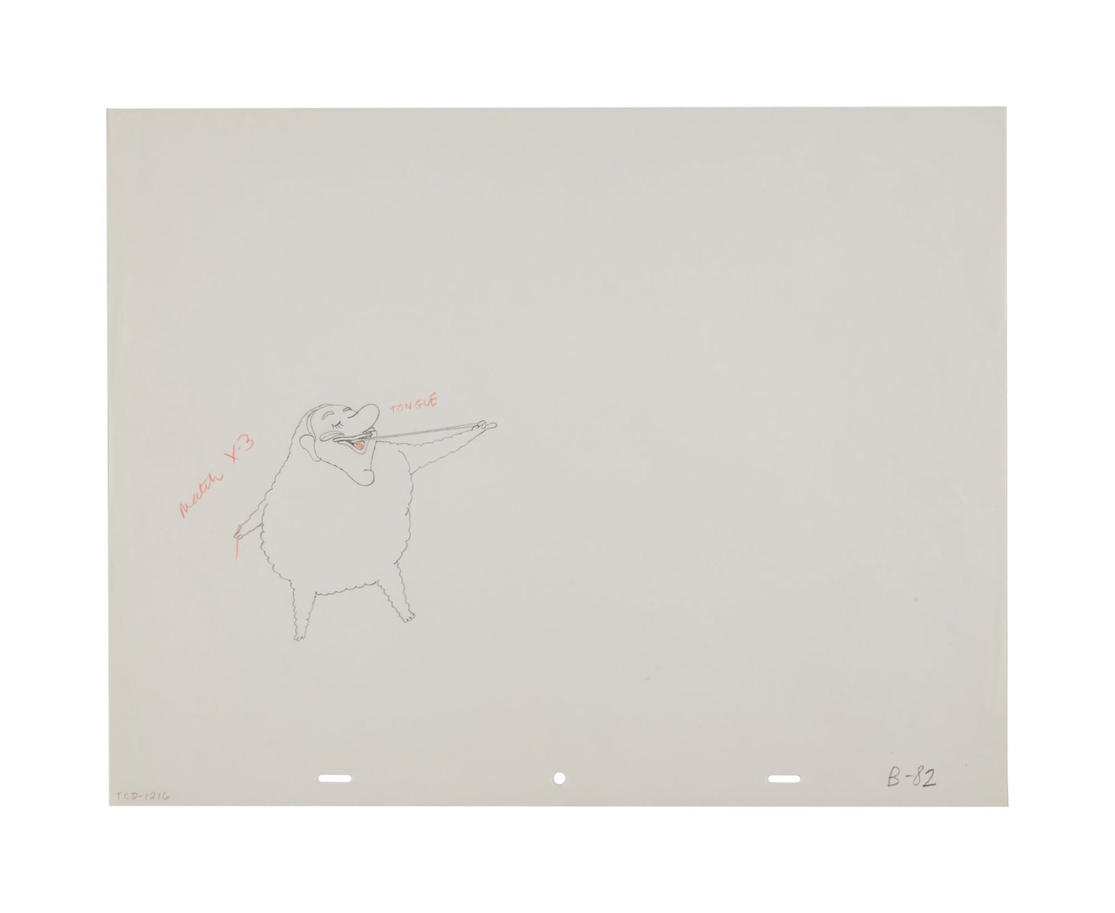 The Julian Lennon Collection | The Beatles "Yellow Submarine" Concept Illustration: An original pencil and ink concept illustration from The Beatles film "Yellow Submarine" (Suba Films, 1969) featuring Jeremy. 12.5 x 16 inches A portion of the sale proceeds from this lot will be dona