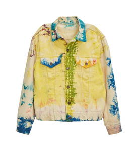 John Sebastian | 1969 Woodstock, Isle of Wight, and Other Event Stage-Worn Tie-Dye Levi's Jacket