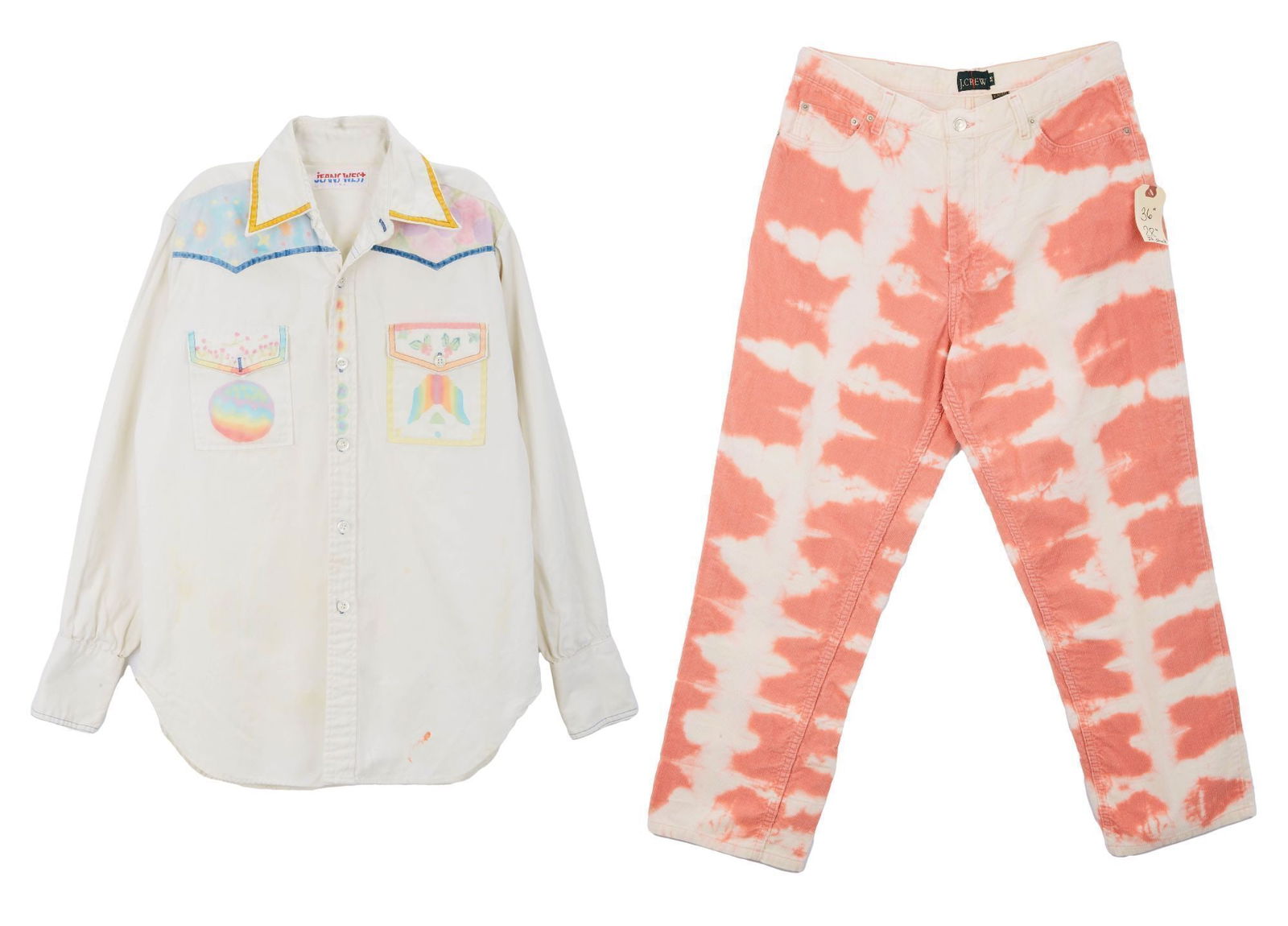 John Sebastian | Western Hand-Painted Top and Tie-Dye Pants (1 of 11)