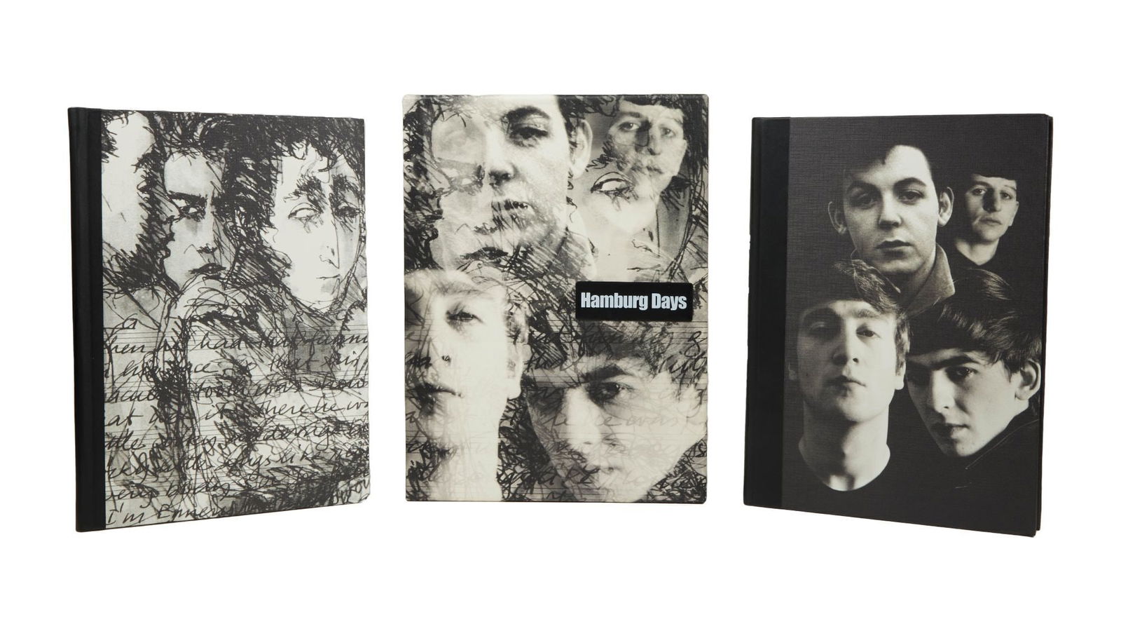 The Rolling Stones | Bill Wyman Hamburg Days Signed Limited-Edition: Bill Wyman's personal signed and numbered limited-edition collector copy of Hamburg Days by Astrid Kirchherr & Klaus Voormann, signed and numbered. The two-volume set is contained in a custom silk scr
