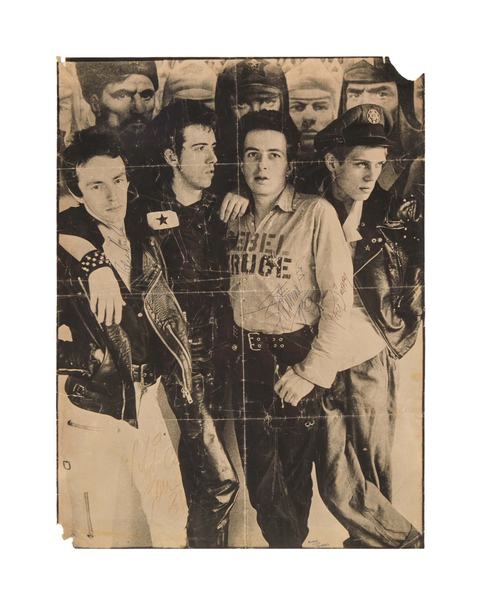 The Clash | Band-Signed 1980 Stoke Promo Poster (1 of 6)