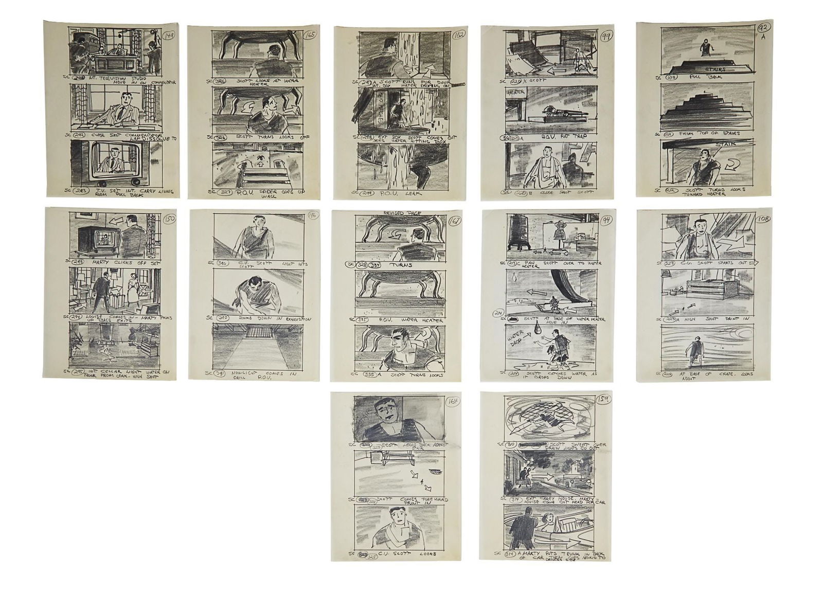 The Incredible Shrinking Man | Storyboard Art (B) (1 of 5)