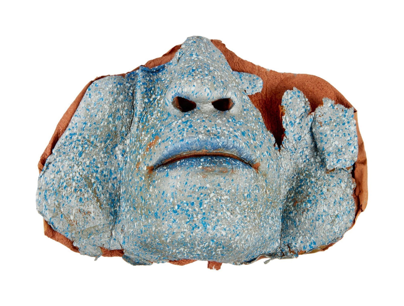 Batman & Robin | Arnold Schwarzenegger "Mr. Freeze" Facial Application (1 of 4)