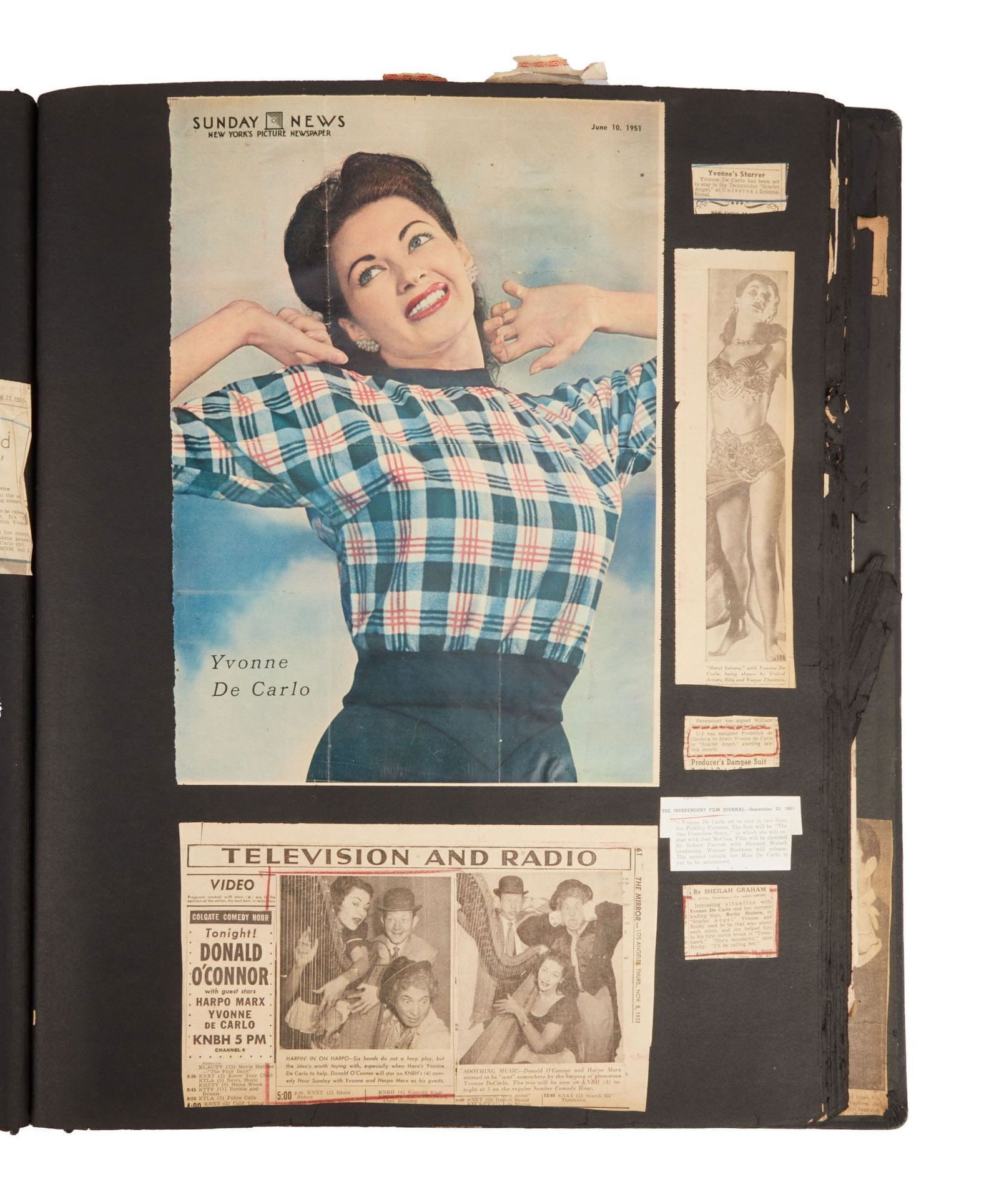 Yvonne De Carlo | 1950s Scrapbooks (1 of 7)