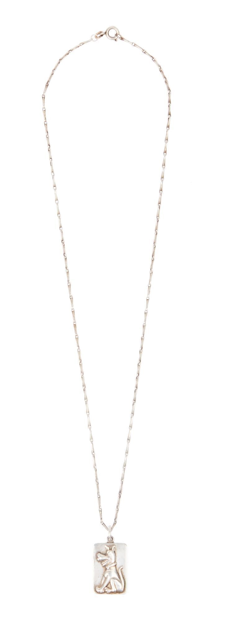 William Hanna | "Scooby Doo" Engraved Sterling Silver Necklace (1 of 4)