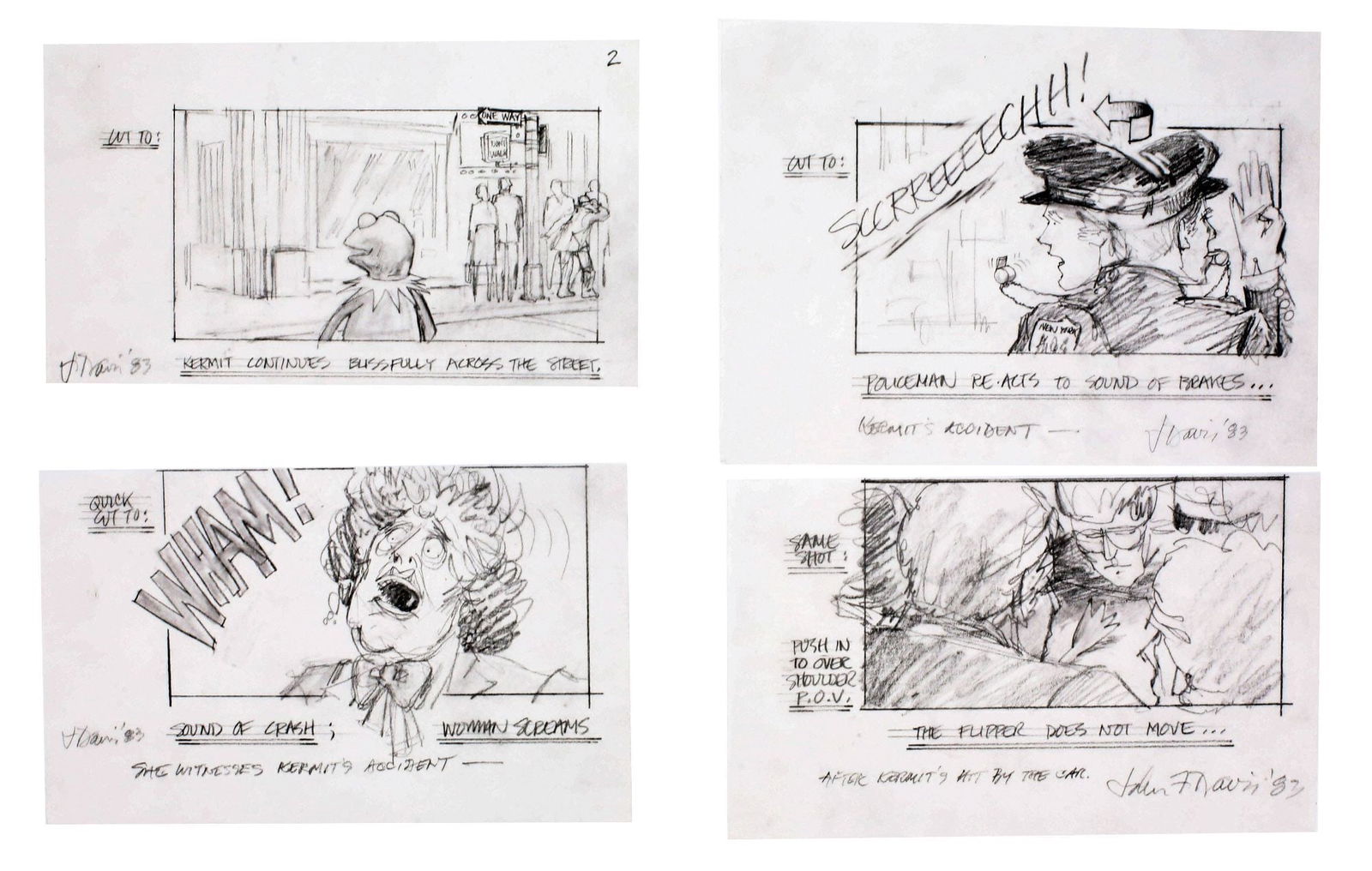The Muppets Take Manhattan | Finale Storyboard Illustrations (1 of 2)