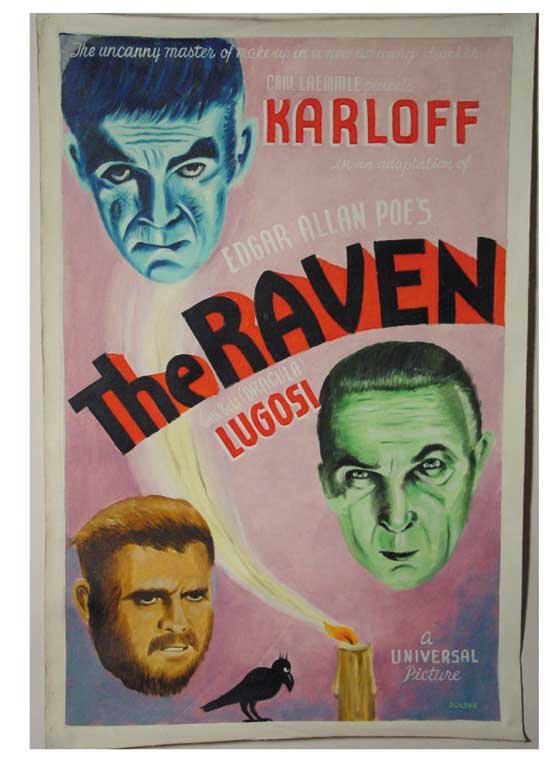 The Raven Acrylic Painting George Zoldak 1970