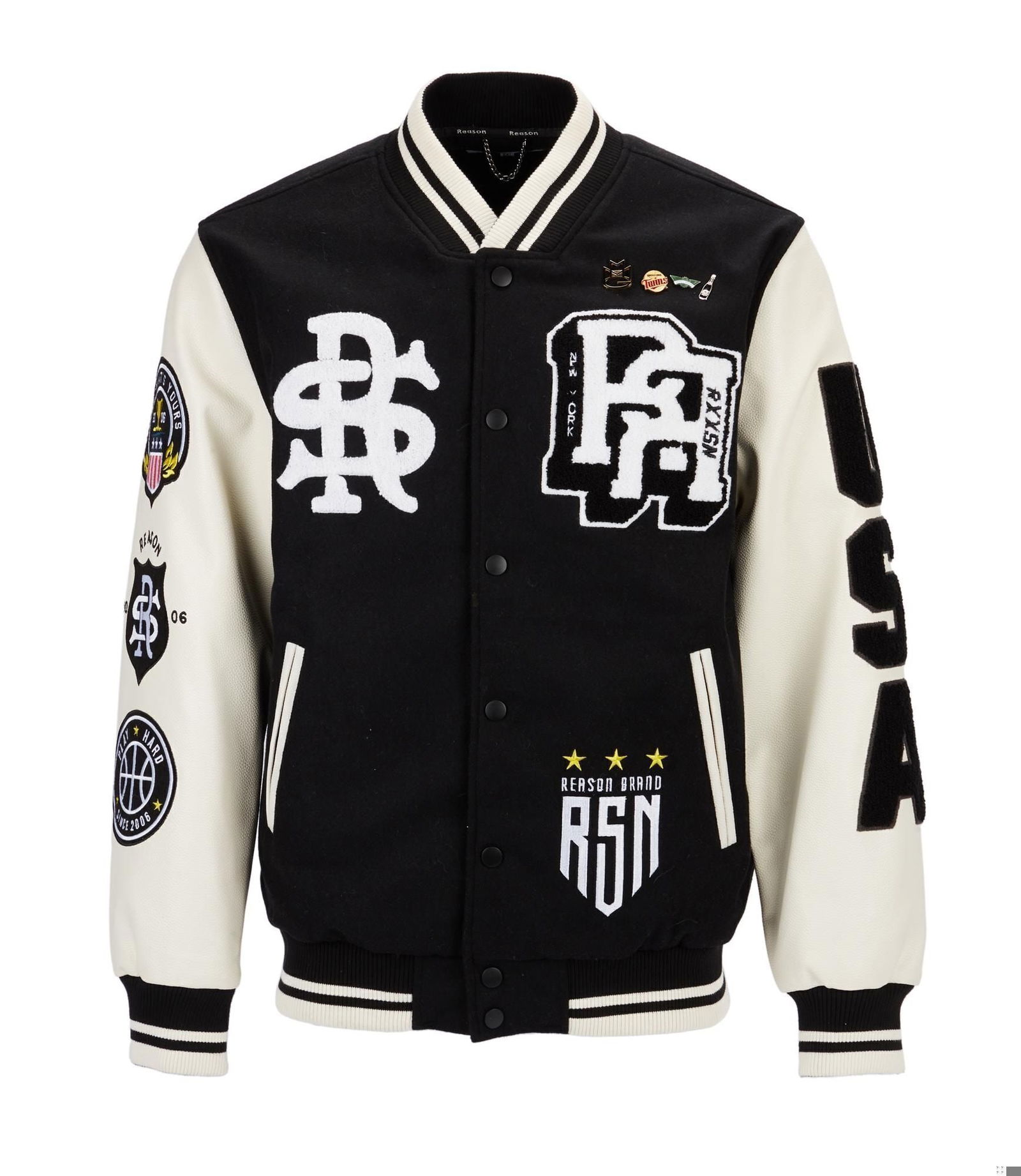 Rick Ross | Reason "Take What's Yours" Varsity Jacket: For the Love of the Fans A varsity letterman jacket from streetwear brand Reason. Sized XXL. PROVENANCE From the Personal Collection of Rick Ross