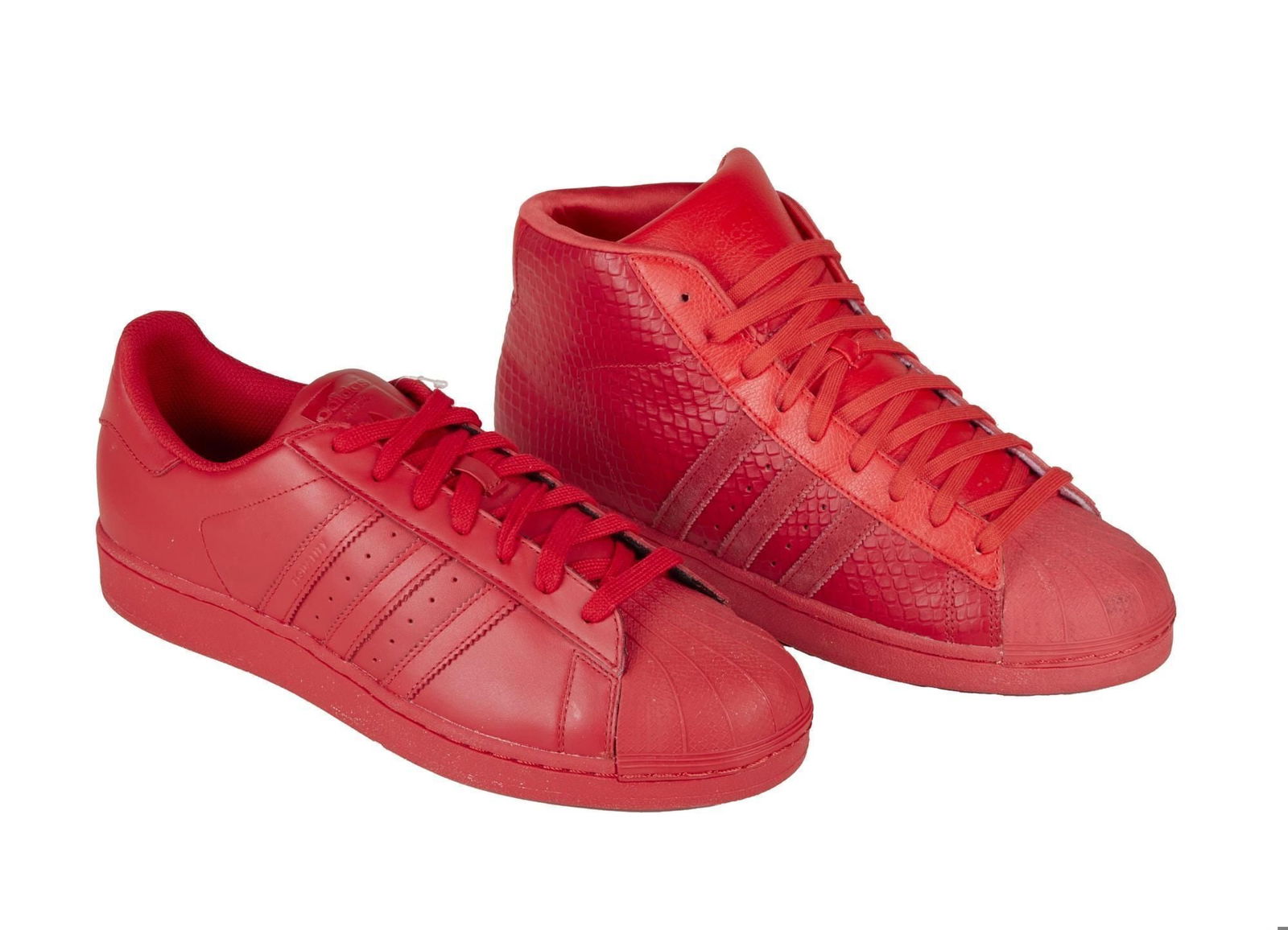 Rick Ross | Adidas Superstar "Supercolor Pack Red" Sneakers and Adidas Pro Model Snakeskin "Triple (1 of 11)