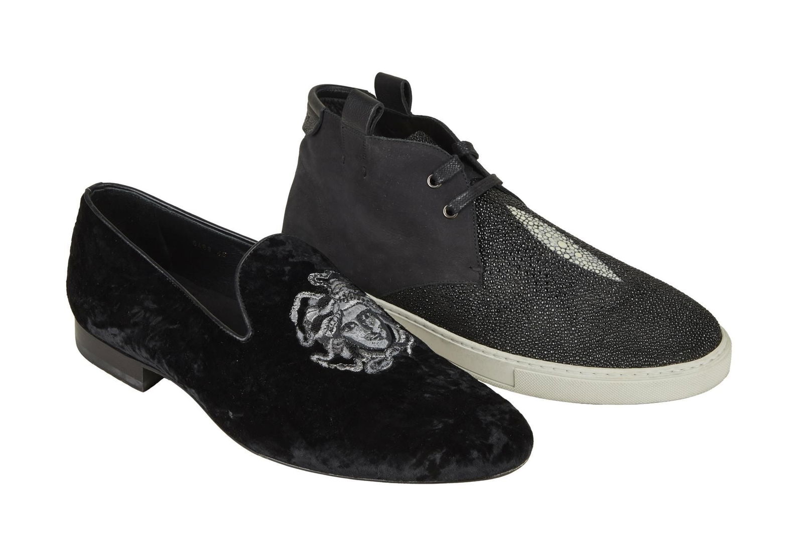 Rick Ross | Yves Saint Laurent "Black Sting Ray Mojave Razza + Gumma" Soft Beach Sneakers and (1 of 11)