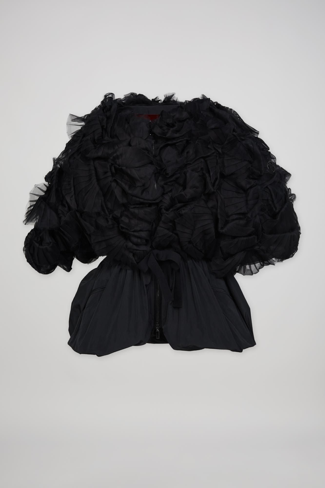 Moncler Gamme Rouge | Spring RTW 2010 Black Organza Jacket (1 of 7)
