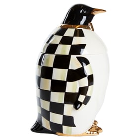 Christine McVie | MacKenzie-Childs Ceramic Penguin Cookie Jar