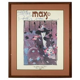 Christine McVie | Peter Max Personalized and Signed Print