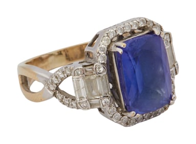 Christine McVie | 18k Gold and Tanzanite Ring