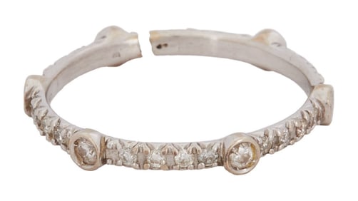 Christine McVie | Annoushka 18k White Gold and Diamond Band