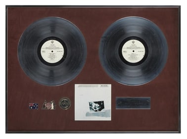 Christine McVie | Australian Multi-"Platinum" Sales Award For The Album "Tusk"