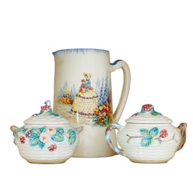 Christine McVie | British Ceramic Pitcher with Teapot and Sugar Bowl Set