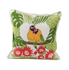 Christine McVie | Felt Handmade Lovebirds Pillow