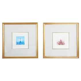 Christine McVie | Pair of Pastel Landmarks