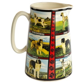 Christine McVie | Ironstone Transfer Printed Dog Pitcher