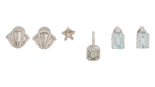 Christine McVie | Diamond and Gem-Set Ear Studs