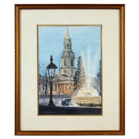Christine McVie | Cyril Perfect Trafalgar Square Watercolor Drawing