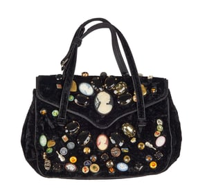 Christine McVie | Paul Smith Black Velvet Purse