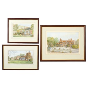 Christine McVie | Robert McMurran Watercolor Drawings of Cottages