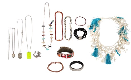 Christine McVie | Photo-Worn Dog Tag Necklace with Additional Jewelry and Accessories