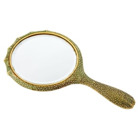 Christine McVie | Vintage Faux Shagreen Hand Mirror